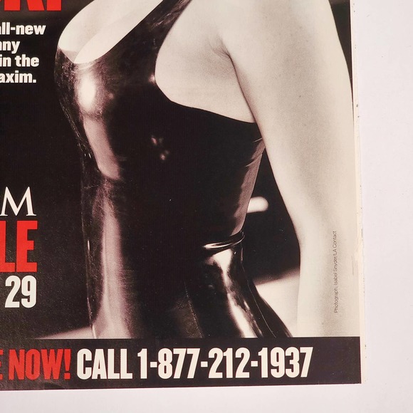 Jenny McCarthy "She's Back!" Vintage Print Ad 2000 Maxim Magazine 8.5" x 11" - Picture 5 of 5